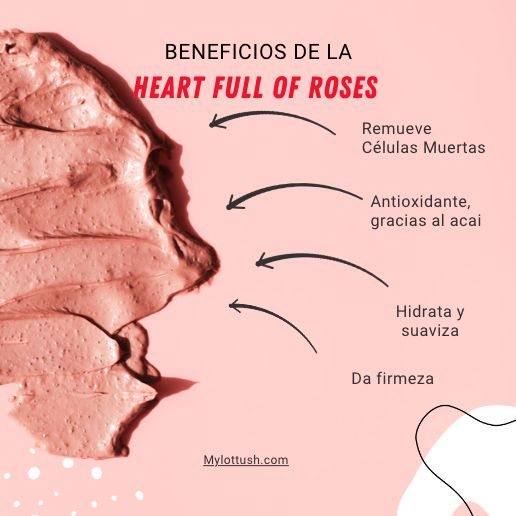 Exfoliante Heart Full of Roses (Rosas)